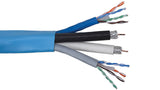Liberty AV CEBUS-2N2 | Blue Structured Solutions 2 RG6Q BC +2 Category 6 UTP Jacketed Composite Cable Reel