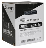 Liberty AV COMET-H02MBP | 6.56 Feet COMET 10G HDMI Cable Black 2.0M
