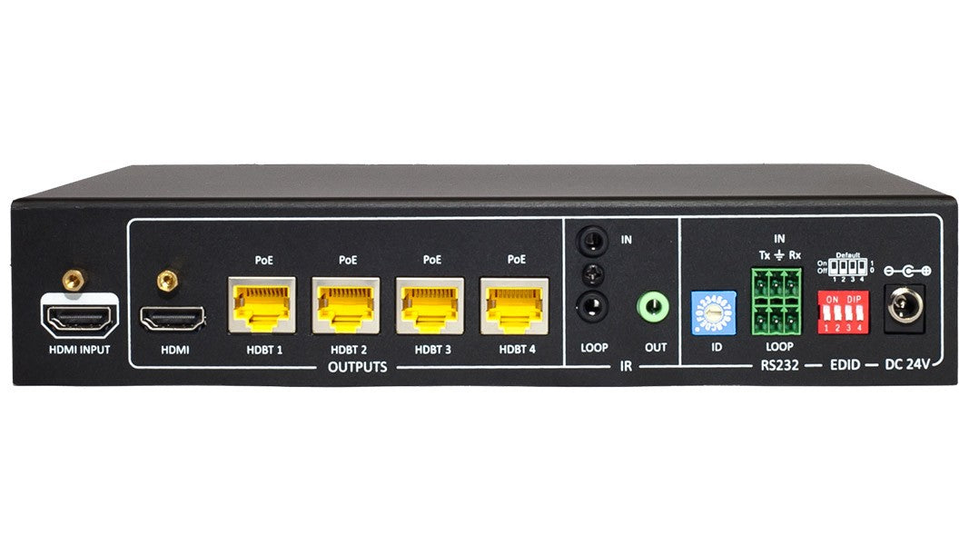 Liberty AV DIGI-1X4B-1H | Distribution Amp - 1 HDMI Input to 4 HDBaseT Output Plus 1 HDMI Output