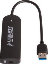 Liberty AV DL-4USB-HUBP | Powered USB 4 Port USB 3.0 Hub