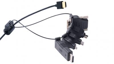 Liberty AV DL-AR2781 | Universal HDMI Adapter Ring Complete Assembly with 5 Adapters
