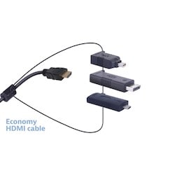 Liberty AV DL-AR6830-P03 | DigitaLinx Adapter Ring With Premium 3’ 4K HDMI Cable
