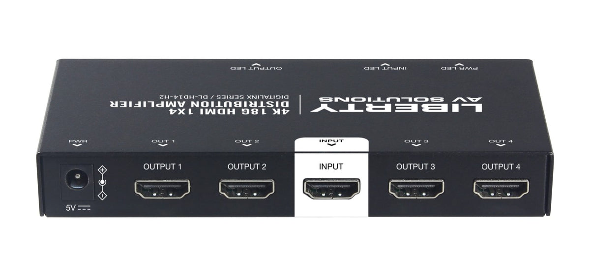 Liberty AV DL-HD14-H2 | DigitaLinx Series 1X4 HDMI 2.0 Splitter / Distribution Amplifier