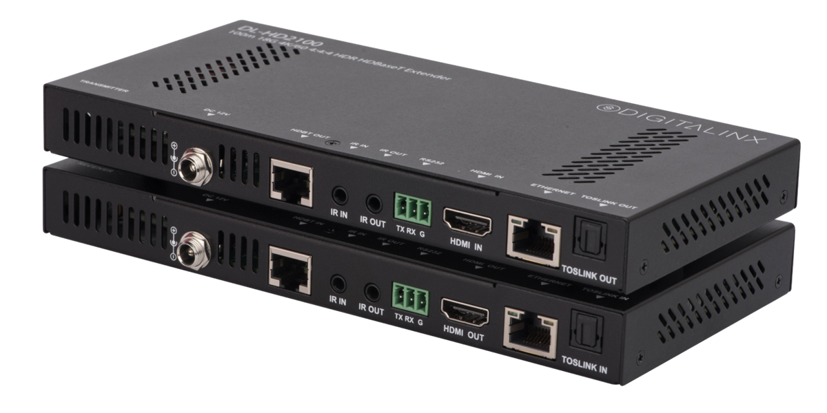 Liberty AV DL-HD2100 | Digitalinx HDMI 2.0 HDBaseT Extension Set with ARC, Control, & Ethernet