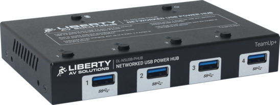 Liberty AV DL-N5USB-PHUB | TeamUp+ Series 4 +1 Port Powered USB 3.0 Hub withControl & Client Switching Capability