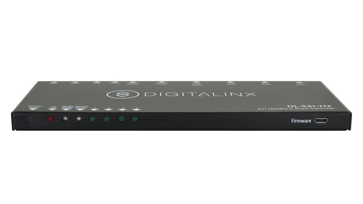 Liberty AV DL-S41-H2-BSTK | DigitaLinx 4X1 HDMI 2.0 Super Slim Auto-Switcher