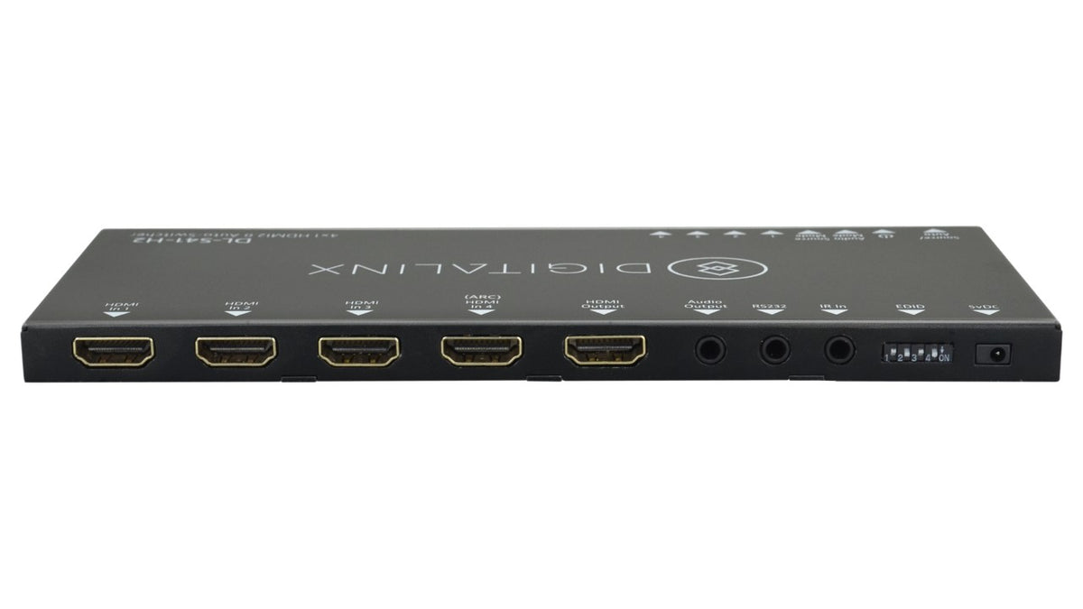 Liberty AV DL-S41-H2-BSTK | DigitaLinx 4X1 HDMI 2.0 Super Slim Auto-Switcher