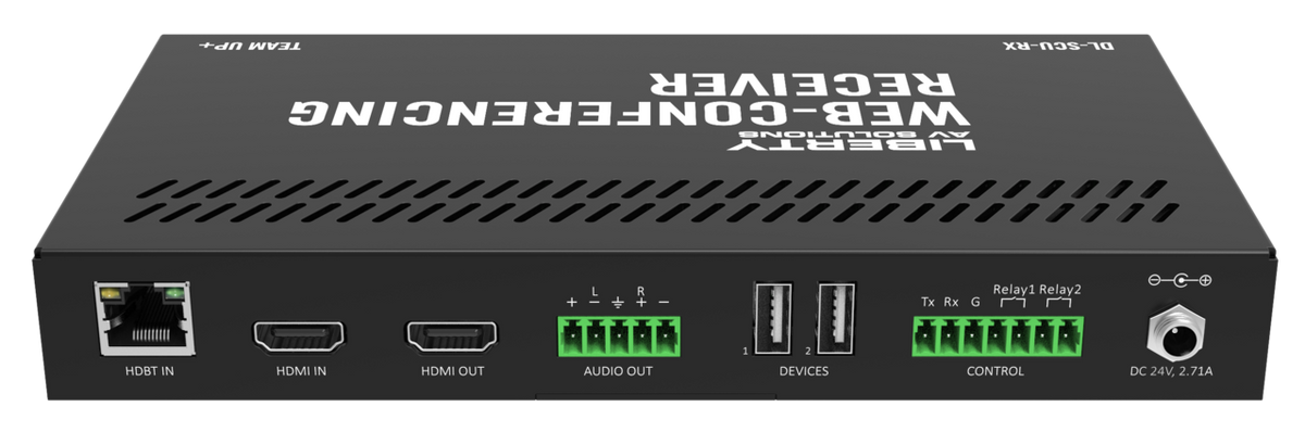 Liberty AV DL-SCU-RX | TeamUp+ Series HDBaseT Receiver with USB-Hub and HDMI input