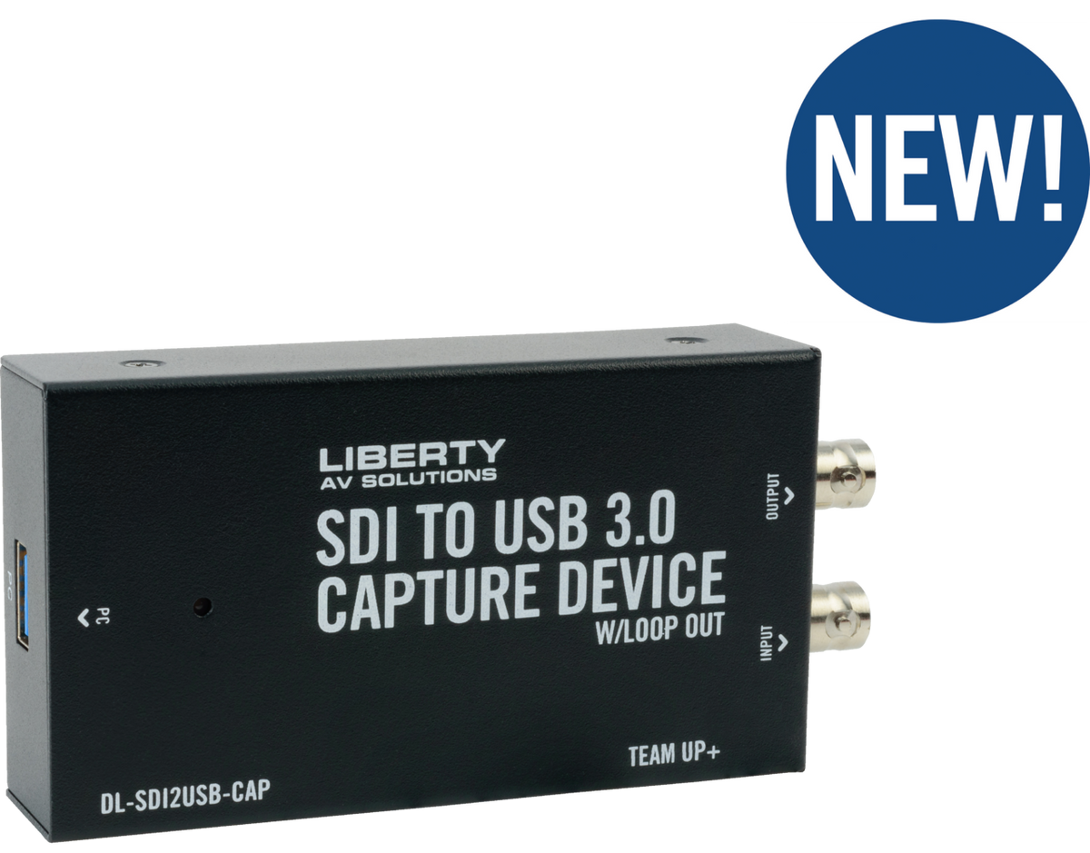 Liberty AV DL-SDI2USB-CAP | TeamUp+ Series SDI to USB Capture Device withLoop Out