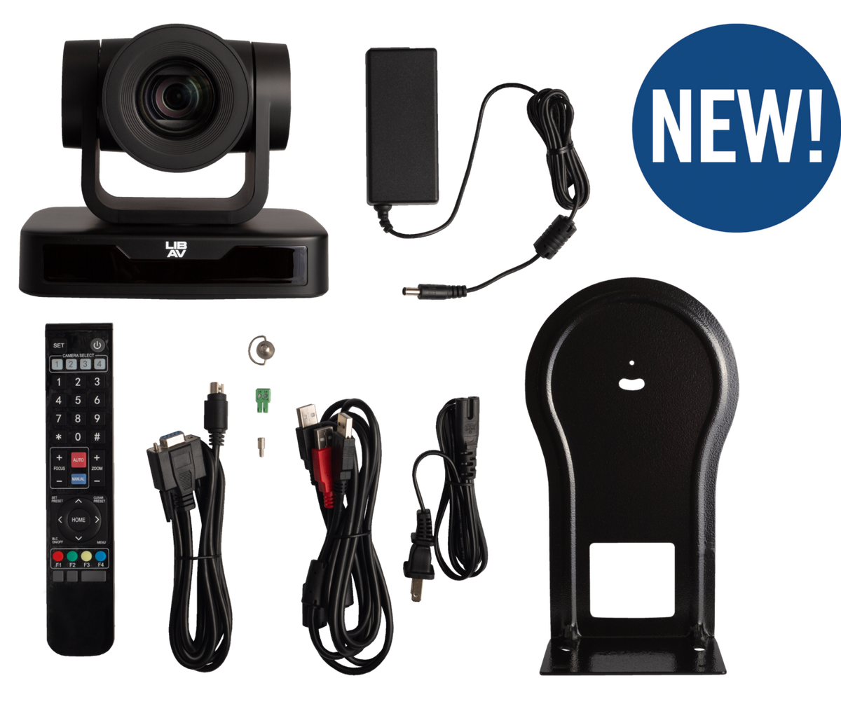 Liberty AV DL-USB-PTZ10-B | TeamUp+ Series 10X USB 2.0 PTZ Camera with Wall Mount