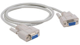 Liberty AV E-DB9F-F-6 | 6" Economy Molded D-SUB RS-232 and Control cable