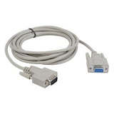 Liberty AV E-DB9M-F-6 | 6" Economy Molded D-SUB DB9 male to female extension cable