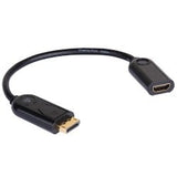 Liberty AV E-DPM-HDF | 0.75" Adapter Cable DisplayPort Male to HDMI Female 8 inches long