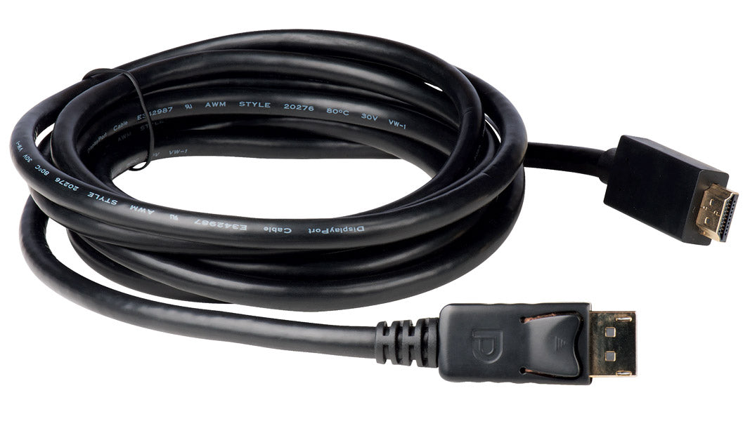 Liberty AV E-DPM-HDM-03F | 3" Economy Molded DisplayPort to HDMI cable