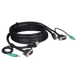 Liberty AV E-HDVAM-M-10 | 10" Tabletop HDMI, VGA and Audio hybrid cables