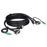 Liberty AV E-HDVAM-M-19 | 19" Tabletop HDMI, VGA and Audio hybrid cables