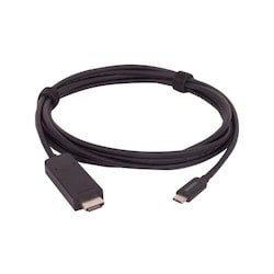 Liberty AV E-UCM-HDM-10F | 10" Molded USB C Male to HDMI A Male Cable