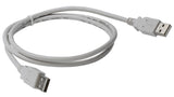 Liberty AV E-USBAA-10 | 10" Molded USB 2.0 A male to A male