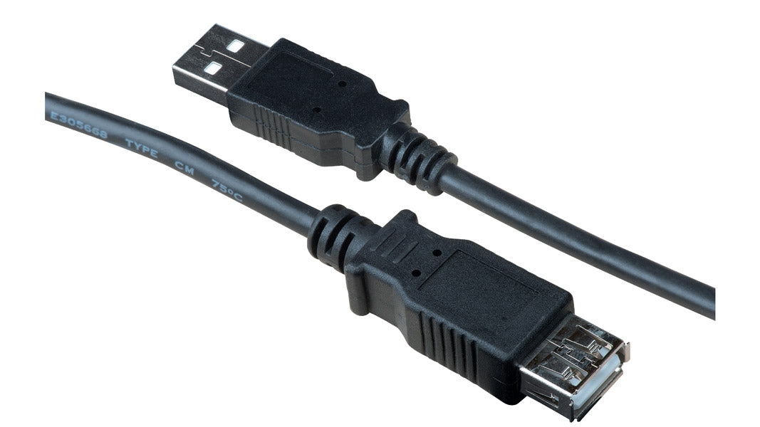 Liberty AV E-USBAAF-10 | 10" USB 2.0 in-line male to female extender cable