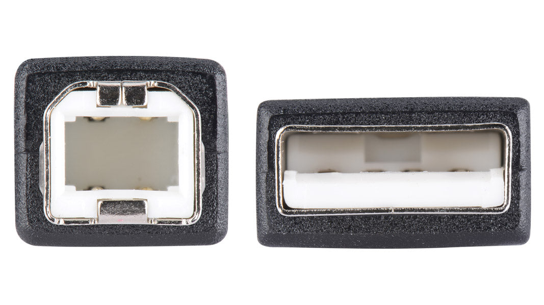 Liberty AV E-USBAB-6 | 6" Molded USB 2.0 A male to B male