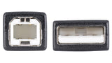 Liberty AV E-USBAB-6 | 6" Molded USB 2.0 A male to B male