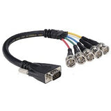 Liberty AV E-VGAM-5BNCM-15 | 15" Premium Molded VGA male to 5 BNC male cable