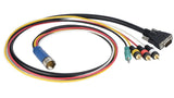 Liberty AV EZ2-2V2A | 3 Feet Liberty Premium Modular Interconnection System 2 Video 2 Audio Lead