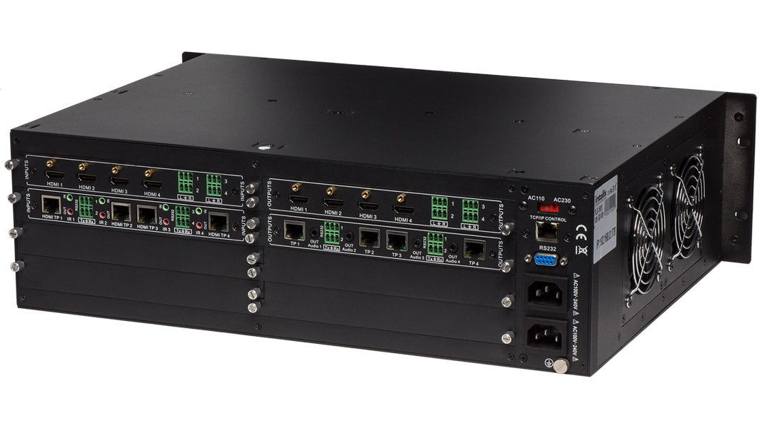 Liberty AV FLX-1616-BSTK | Flexible Card-Based Matrix Switcher - 16 Input x 16 Output