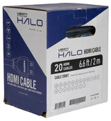 Liberty AV HALO-HC02MBP | 6.56 Feet HALO 18G HDMI Cable AWM Black 2.0M Package