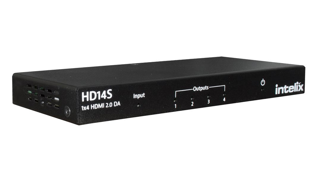 Liberty AV HD14S | Intelix 1X4 HDMI 2.0 18G Distribution Amplifier / Splitter