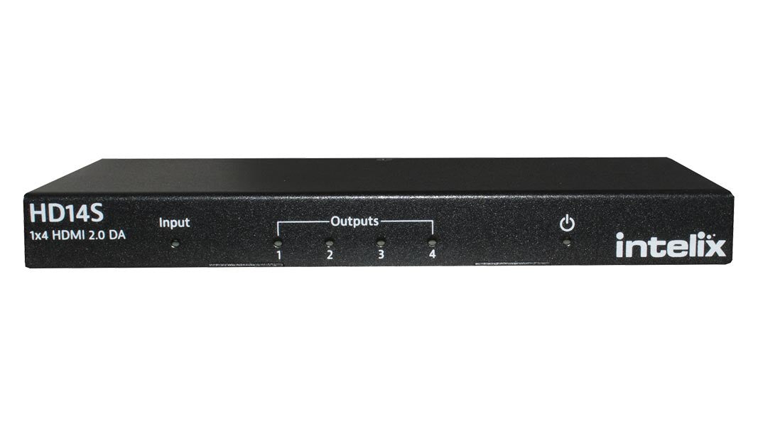 Liberty AV HD14S | Intelix 1X4 HDMI 2.0 18G Distribution Amplifier / Splitter