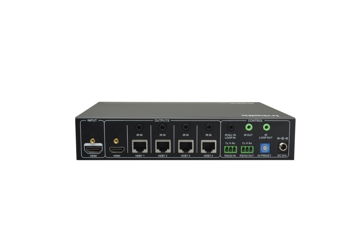Liberty AV INT-1X4B-1H | Intelix 1X4 HDMI / HDBaseT Distribution Amp / Splitter