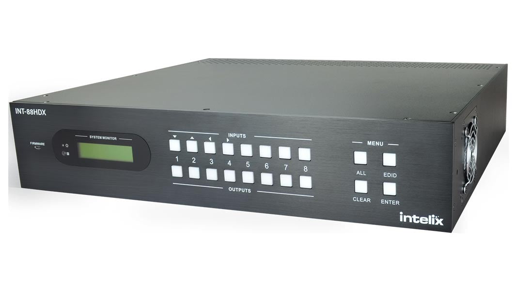 Liberty AV INT-88HDX-BSTK | 8X8 HDMI / HDBaseT Matrix Switcher