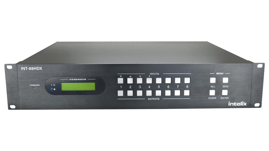 Liberty AV INT-88HDX-BSTK | 8X8 HDMI / HDBaseT Matrix Switcher
