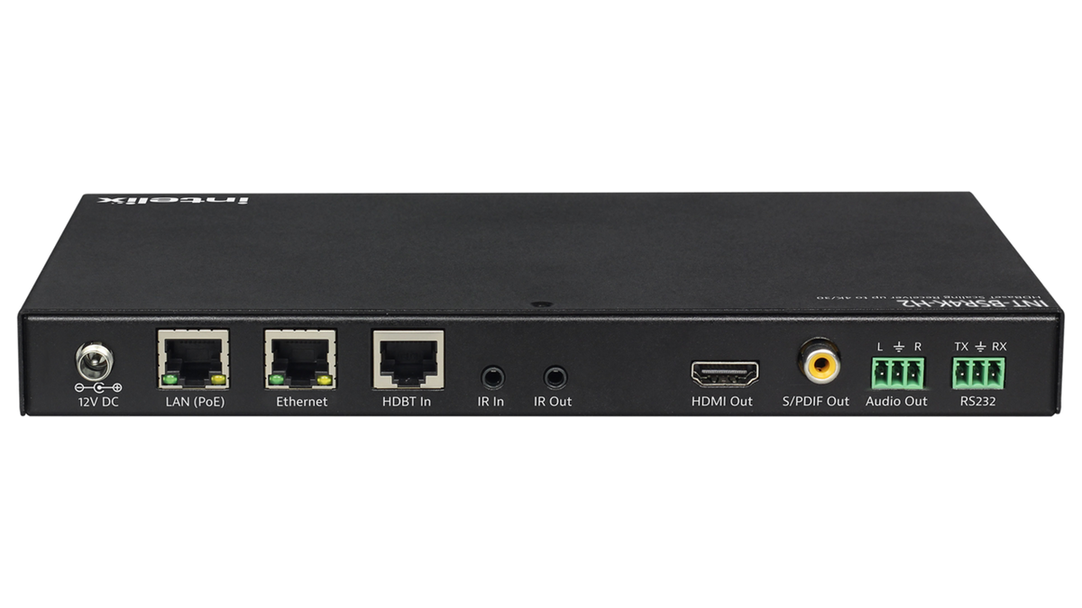 Liberty AV INT-BSR4K-H2 | Intelix HDBaseT 4K Scaling Receiver with Control & Ethernet