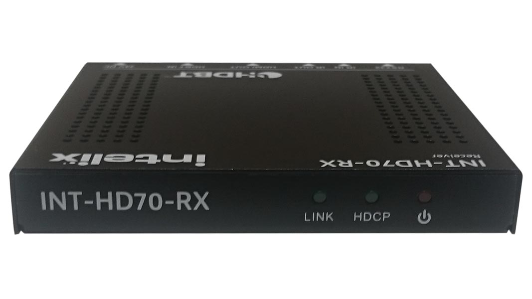 Liberty AV INT-HD70-RX | HDMI Slim 70M, POH, IR and Control HDBaseT Extender - Receiver