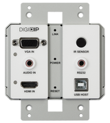 Liberty AV IPEX5001-WP-W | DigitalinxIP 5000 Series AV Over IP HDMI / VGA auto Switching Wall Plate Encoder