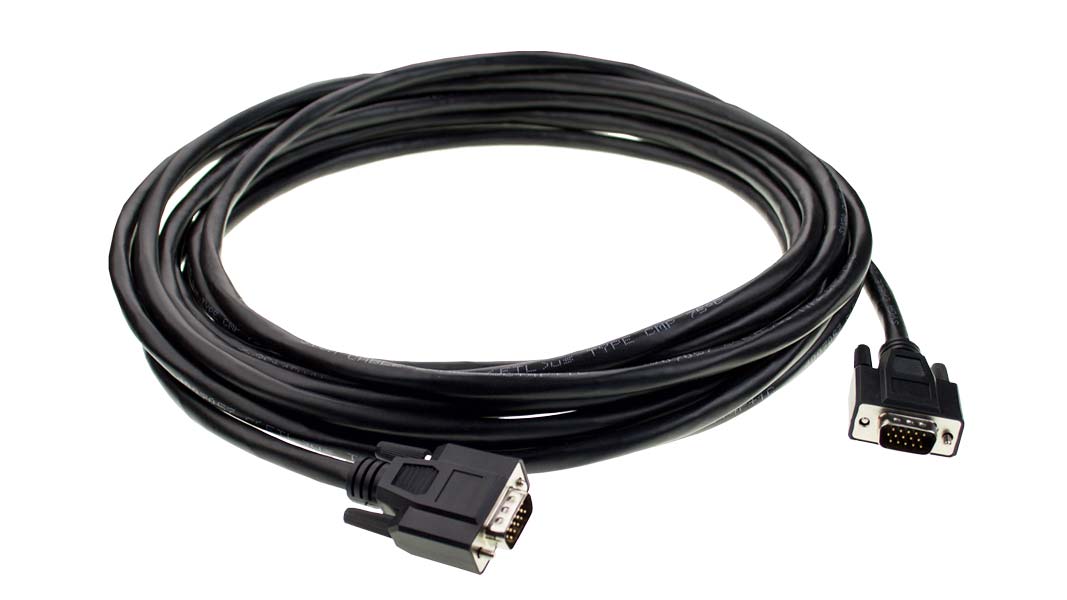 Liberty AV P-VMM-035 | 35" Molded VGA male to male full EDID Plenum cable