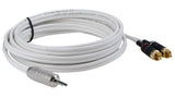 Liberty AV P222P-3.5SM-2RCAM-10 | 10" Manufactured 3.5mm TRS to Duplex RCA Plenum Audio Cable