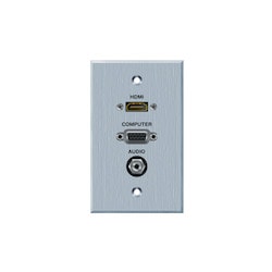 Liberty AV PC-G1795-E-P-E | Panelcrafters Precision Manufactured HDMI, VGA, and 3.5mm TRS Female pass through