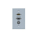 Liberty AV PC-G1795-E-P-E | Panelcrafters Precision Manufactured HDMI, VGA, and 3.5mm TRS Female pass through