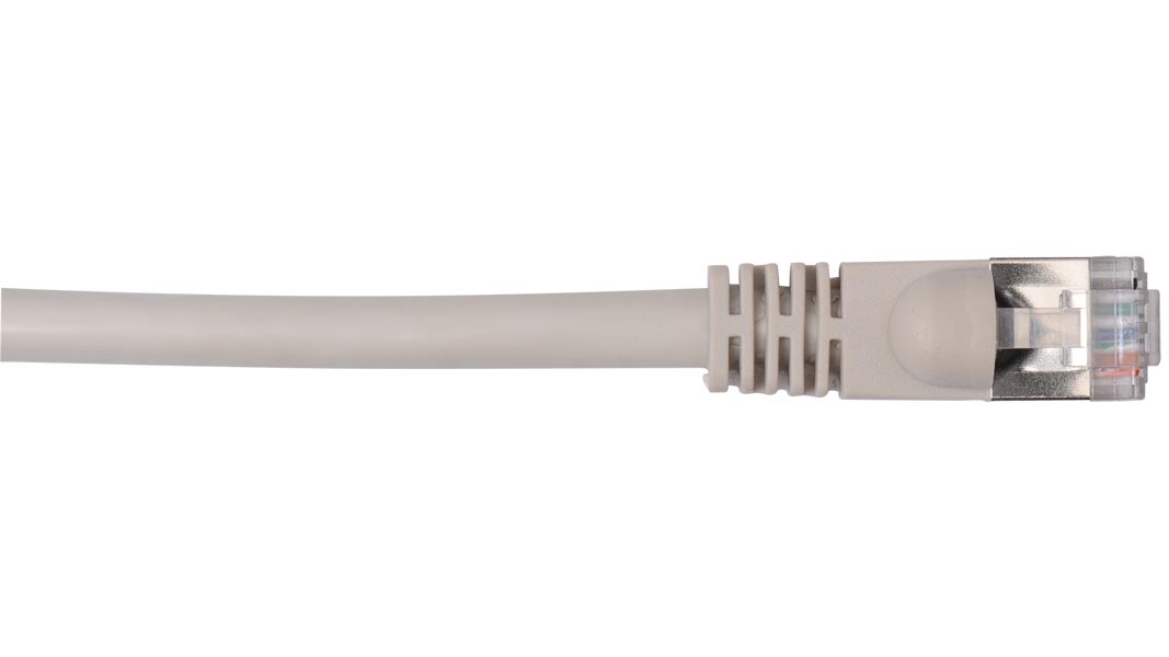 Liberty AV PC6ABS005WH | 5" LAN Solutions Shielded Category 6A Pre-Made Patch Cable