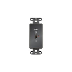 Liberty AV PCD-5850-P-B | Decorator format HDMI pass through plate insert