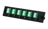 Liberty AV RF-12PLSM-6DLCA | insert Panel -- 1 slot -- single mode OS2-- 6 duplex LC/APC (angled)
