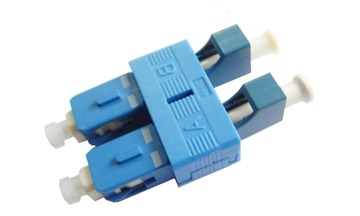 Liberty AV RF-DSMLCFSCF-PL | Run Fiber Brand Adapter Single Mode Female LC To Male SC
