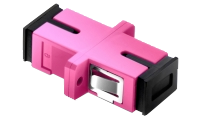 Liberty AV RF-OM4SSC-PL | Fiber optic coupler -- simplex multimode female SC to female SC -- panel mount