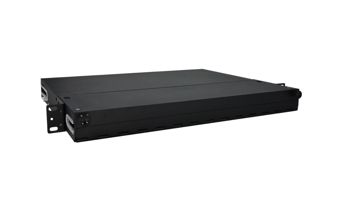 Liberty AV RF-RM1RU03P | Run Fiber Brand Enclosure 1RU Rack Tray With 3 Panel Slots