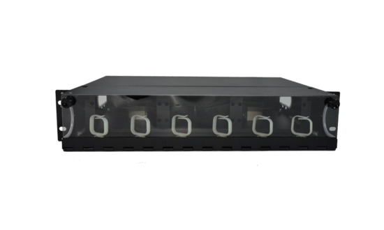 Liberty AV RF-RM2RU06P | Run Fiber Brand Enclosure 2RU Rack Tray With 6 Panel Slots