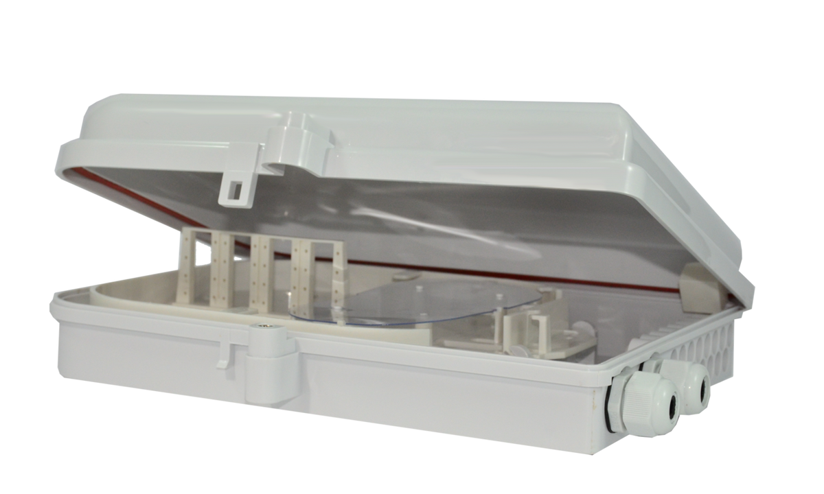 Liberty AV RF-WM16PIO | Wall-mount fiber distribution box -- 16 port with outdoor rating (requires couplers)