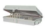 Liberty AV RF-WM16PIO | Wall-mount fiber distribution box -- 16 port with outdoor rating (requires couplers)